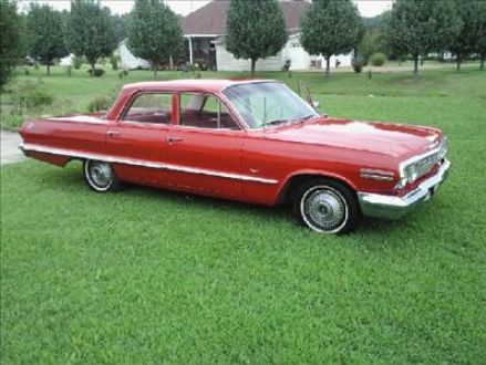 Image 1 of 1963 Impala sedan Red